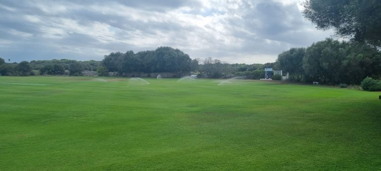 Sprinklers on